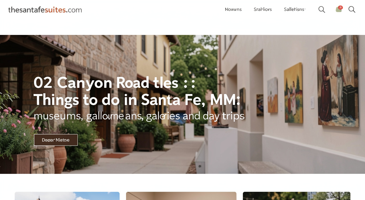 02 Canyon Road and the galleries : Things to do in Santa Fe, NM: museums, galleries and day trips